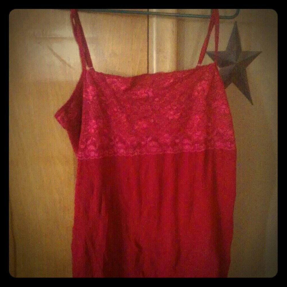 Maurices dark red camisole/tank